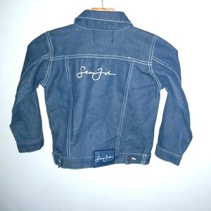 Sean John S Boys Y2K Dark Wash Denim Jeans Jacket